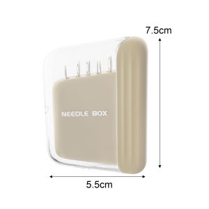 【Snuggery】1 PCS Sewing Needle Storage Box Rectangular Sewing Needle Holder Box Button Needle Thread Storage Box Sewing Tools Accessories