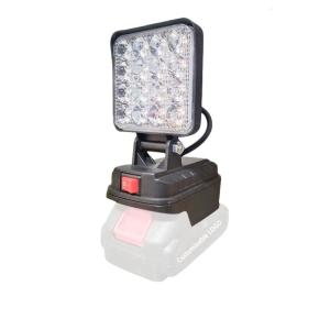 Nặng dutys 14.4-20V công cụ đèn LED chiếu sáng trên tàu sạc USB Ergonomic thiết kế có thể gập lại ABS xây dựng ổn định biểu diễn