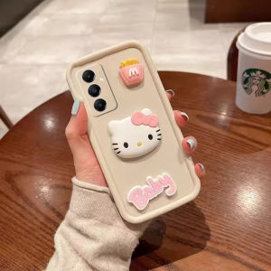 เคสโทรศัพท์ Samsung Galaxy S25+ A16 A26 A36 A56 S25 Ultra + Plus 5G 4G เคสตุ๊กตาการ์ตูนคิตตี้มีสไตล์เคสนิ่มกันกระแทกป้องกันเลนส์