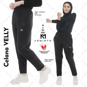 Armisth - Celana Training Olahraga Wanita Velly Running Pants Premium