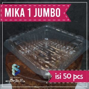 FREE BUBBLE WRAP ( Isi 50 Pcs ) Mika Bolu Kotak 22 / Mika Jumbo 22 / mika Bolu Sifon/Chiffon/Bolu/Cake Kotak Mika Kue Bolu Anti Semut