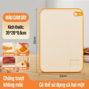 Thớt Nhựa Lúa Mạch Kháng Khuẩn Thớt Nhà Bếp Cắt Thực Phẩm Sống Và Chín 2 Mặt Tiện Lợi