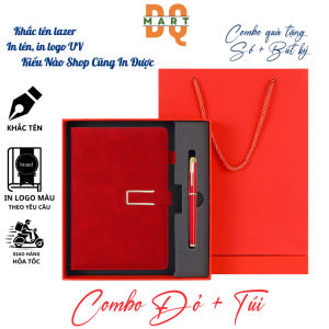 Combo Hộp Quà Doanh Nhân Đẳng Cấp- Giftset khắc tên câu chúc logo nội dung theo yêu cầu DQMart