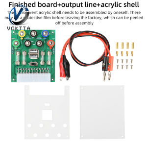 20/24Pin Bộ Nguồn máy tính ATX bảng mạch chuyển đổi-PC mô-đun chuyển đổi năng lượng 3. 3v5v12v mô-đun dây cung cấp điện dẫn ra chỉ báo bốn màu 4.0mm