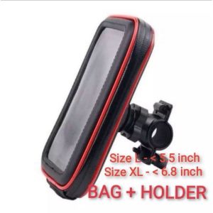 MOTORCYCLE MOTORBIKE MOTOR BIKE BICYCLE SIDE MIRROR HANDLE BAR PHONE HOLDER