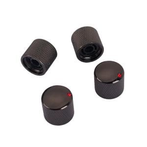 4 cái vòm kim loại Top Knob Ghi-ta Bass điện khối lượng điều chỉnh chủ âm knobs núm điều chỉnh biến trở Guitar Bass phần lâu dài