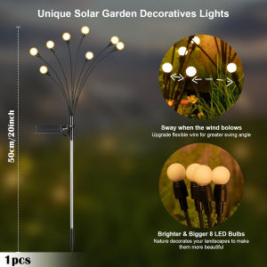 Christmas Solar Fairy Light For Garden Lamp Xmas Decorations Outdoor Pathway Lights Waterproof