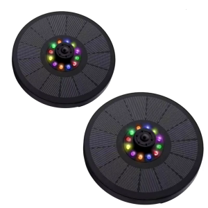 Floating Solars Bird Bath Water Fountains Light Garden Waterfalls Fountains Pond Solars Panel Powered Water Pumps Garden