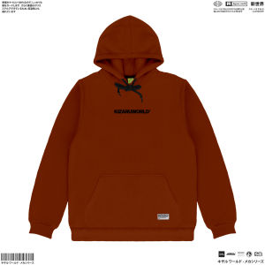 KIZARU Hoodie Sweater Little Logo BRICK