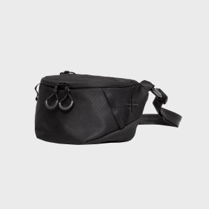 Fertig - Palisades 0.3 Waist Bag Black - Tas Pinggang & Selempang Pria Hitam Stylish & Fungsional