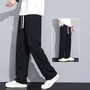 DH HOME กางเกงขายาวใหม่ สินค้าใหม่ขายดี เนื้อผ้าระบายอากาศได้ดี  เอวยืด+เชือกผูก สามารถใส่ได้ทั้งเเละผู้ชาย สินค้าขายดีพร้อมจัดส่ง ราคาสุดคุ้ม LZ-CK02