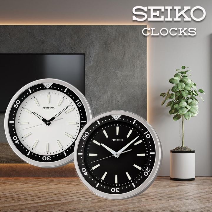 Seiko Wall Clock Seiko 14 inch 3D Index with LumiBrite