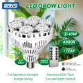 SANSI 40W LED Grow Light Bulb Daylight Full Spectrum Dimmable E27 With Remote Control Lampu Pokok Bunga. 