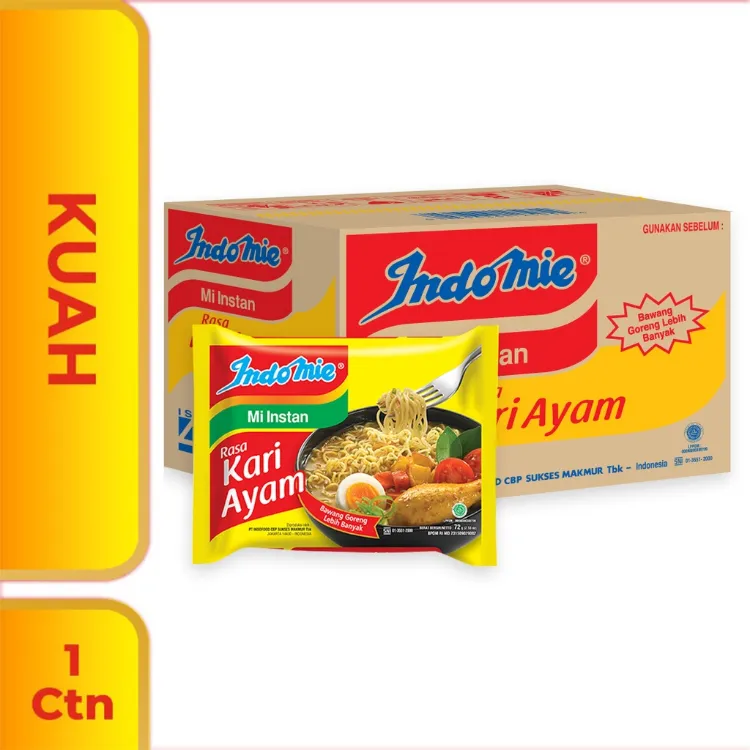 1 Dus Isi 40 Pcs - Indomie Kuah Kari Ayam | Lazada Indonesia