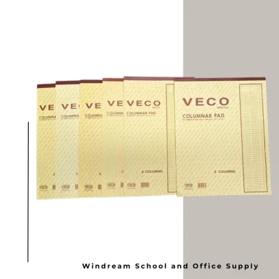 Veco Accounting Columnar Pad (234 568 cols)