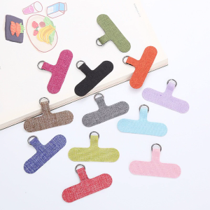 Phone Strap Lanyard Tab Gasket For Mobile Phones Universal Replacement Tether Denim Cloth Patch Clip Snap Rope Cord