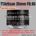 Ống kính TTArtisan 35mm F0.95 siêu đa dụng khẩu độ lớn cho Fujifilm, Sony, Canon EOS M, Nikon Z, Leica L, Canon R, M4/3. 