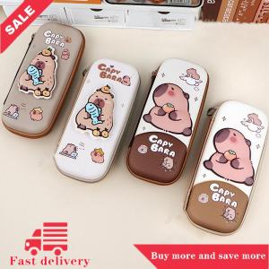 [COD] 3D Cứu Trợ Căng Thẳng Dễ Thương Capybara Bút Chì Trường Hợp Thả Chống Thấm Nước Học Sinh Đồ Cung Cấp Hộp Lưu Trữ Vỏ Cứng Giải Nén Bút Túi