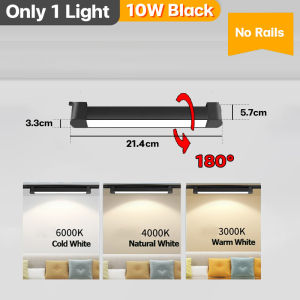 CANMEIJIA LED Linear Light Office Long Track Lights Rail Adjustable Spotlight Aluminum Led Ceiling Track Lamp Trek Siling Rel Trek Lighting for Living Room Shop Clothing Gmy 1 Year Warranty