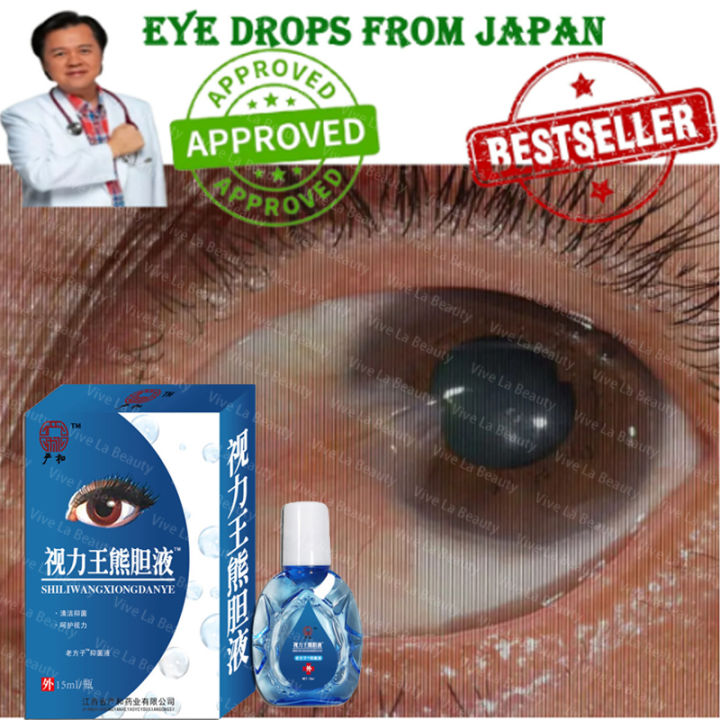 Original Blueberries Eye Drops for Clear Vision Dry Eyes Congestion