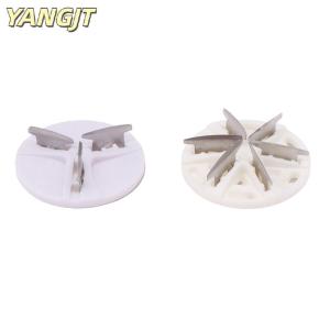 [COD] YANGJT เครื่องโกนหนวดไฟฟ้าขนาดเล็กแบบพกพากันน้ำเปลี่ยนหัวใบมีดตาข่ายอุปกรณ์เสริมเครื่องโกนหนวดใบ3 6ใบ