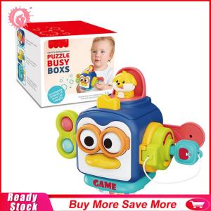 Penguin Shape Funny Montessori Toy Montessori Cube Toy Hand Eye Coordination Toy for Kids Birthday Gift