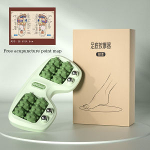 Professional Foot Massager Machine Acupuncture Acupoint Therapy Roller for Leg Feet Pain Relief Healthy Relax
