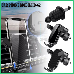 Car Phone Holder HD62 HD-62 pasang AC mobil tempat dudukan hape stand handphone Alat penyangga hp ventilasi ac