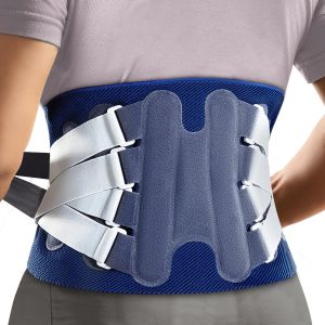 NEENCA Back Support Brace Adjustable Lumbar Support for Pain Relief of Back/Lumbar/Waist Waist Wrap with Spring Stabilizers for Injury Herniated DiscSciatica Scoliosis and more - FSA/HSA APPROVED