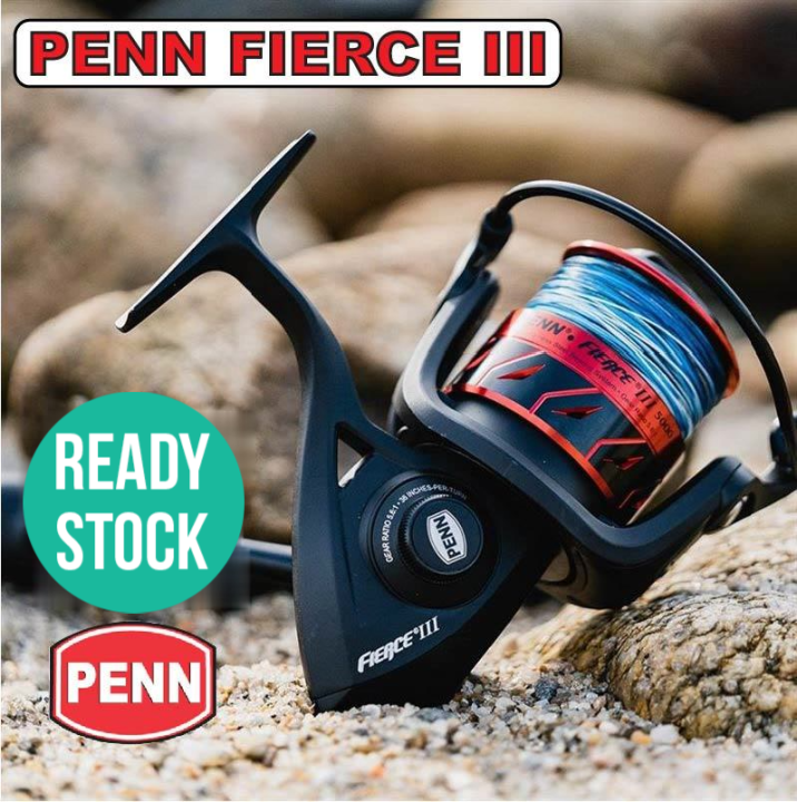 PESCA - PENN Fierce III Fishing Reel Size 2000 4000 6.2:1 Gear