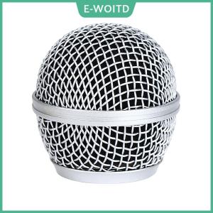 【E-WOITD】 1pc For Shure SM58 Wireless Microphone Replacement Metal Microphone Grille Replacing Professional Party Mic Head Part