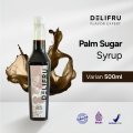 Palm Sugar Syrup Delifru 500 ml - Sirup Gula Aren / Palem Premium. 