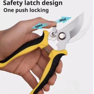 High Carbon Steel Garden Plant Scissors Cutter Gardening Pruning ShearsBranch Hands Pruner Cutter Pruning Saws