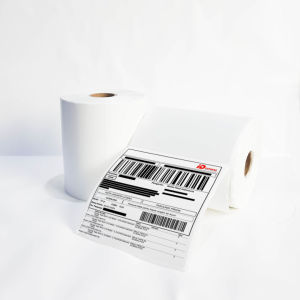 Kertas Label Thermal / Sticker Thermal / Resi Barcode - Ukuran 100 x 100-150 mm 1 Roll Isi 500 pcs - Label Thermal Motto
