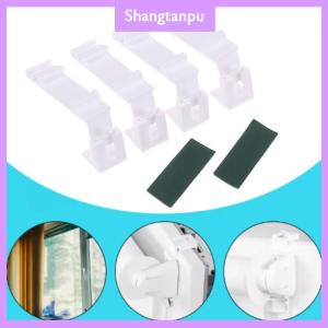 [shangtanpu] 2 4 chiếc phụ kiện cố định giá đỡ có thể điều chỉnh kéo dài rèm che Phụ kiện thay thế sửa chữa kẹp giữ rèm