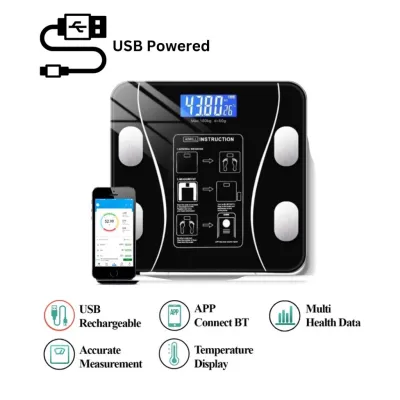 DAILY2U Smart Digital Weight Scale Penimbang Berat iScale SE Digital Body Scale High Accuracy Weight Scale Machine Timbang Badan Scale