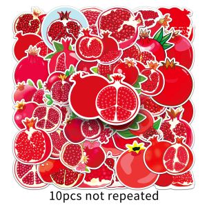 50pcs Food Fruit Pomegranate Cartoon Sticker Waterproof Decorative Laptop Mobile Luggage Sticker