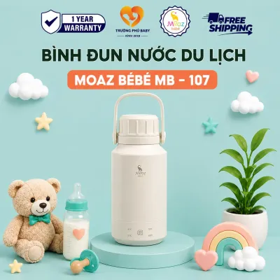 (CHÍNH HÃNG) Bình đun nước du lịch Moaz BéBé MB – 107