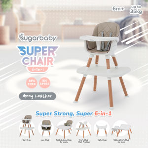 Sugar Baby Super Chair 6in1 Kursi Bayi/Bangku Bayi/Kursi Bayi/Kursi Makan/Booster Seat/Baby Chari