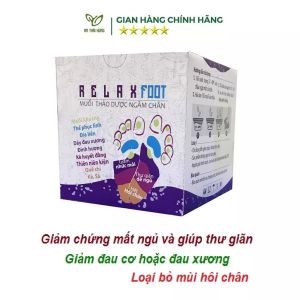 Muối thảo dược ngâm chân THÁI HƯNG - Relax Food 400gr Giảm đau nhức xương khớp giúp ngủ ngon giảm mùi hôi chân