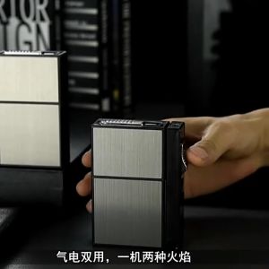 【HOT】Aluminum Alloy  Case Waterproof Portable Hard  Box 20 Sticks Storage Anti Pressure Smoking Accessories