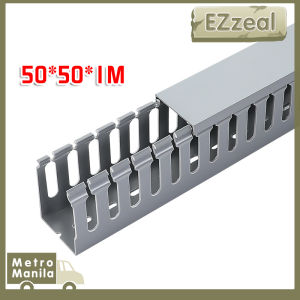 1m Pvc Cable Organizer With Cover Open Slot Cable Raceway Cable Management