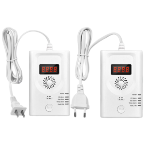 LCD Screen Gas Leak Detector Less Operation Audible Alerts Suitable For CO Combustible Gas Temperature Changes