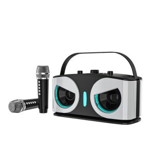 Owl Smart Karaoke Bluetooth 5.3 Speaker - All-in-One Home TV KTV with Dual Mics & Surround Sound