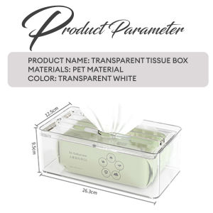 Locaupin Sinking Style Lid Facial Tissue Dispenser Desktop Dresser Napkin Holder Bathroom Toilet Paper Container Storage