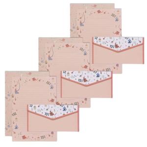 ชุดกระดาษดอกไม้เครื่องเขียนประกอบด้วยกระดาษเขียนจดหมาย10ฉบับ (แผ่นเรียงราย) 10ซองจดหมายที่ตรงกันสำหรับการเขียนตัวอักษร