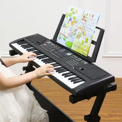 Đàn Piano Điện Tử 61 Phím Kèm Mic Hát Tiện Lợi Đàn 61 Phím Piano Cho Bé Tự Học Tại Nhà Đàn Piano Âm Thanh Chuẩn Chất Lượng Tốt