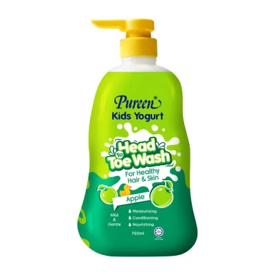 Pureen Kids Yogurt Head To Toe Wash Apple