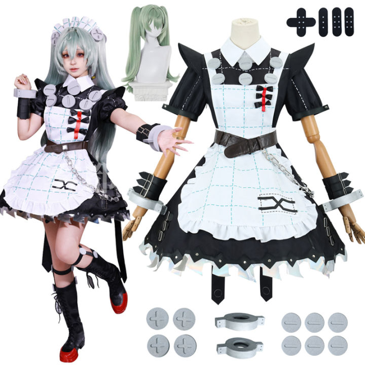 Anime Zenless Zone Zero ZZZ Corin Wickets Cosplay Costume Role Play Comic Con Dress Hallowmas ...