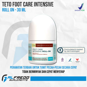 TETO Foot Care Intensive Roll On 20 mL Perawatan Kaki Kering dan Pecah